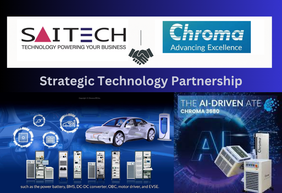 Saitech Inc. Partners with Chroma to Deliver Advanced Test and Automation Solutions Across Industries