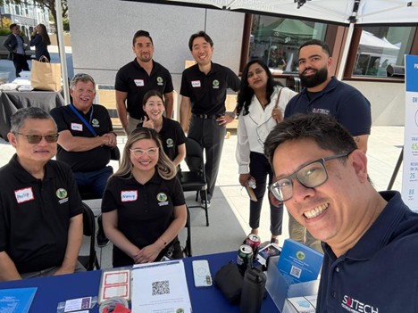 Saitech Team at San Mateo Vendor's Fair